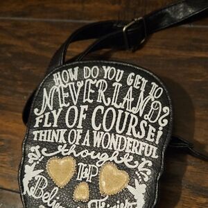 Black Skull Crossbody Loungfly Disney Peter Pan